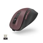 Hama Ergonomic Mouse (Wireless Mouse, 6 Buttons, 2.4 GHz, BlueWave, 800/1200/160