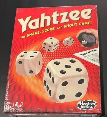 New Sealed Yahtzee Dice Game Family Hasbro Board Game Night Fun 2+ players - Image 1 of 2