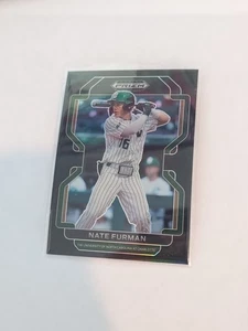 2022 Prizm Draft Picks Nate Furman Black Prizm #PDP121 - Picture 1 of 2