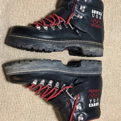 Polo Ralph Lauren 2010 Olympic Team Boot  8b Strap Buckle Vibram Rare Pair Nice - Image 1 of 4