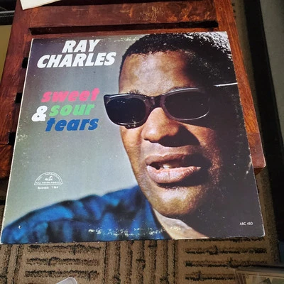 RAY CHARLES Sweet & Sour Tears LP ABC-PARAMOUNT ABC-480 MONO DJ PROMO 1964 Soul  - Image 1 of 4