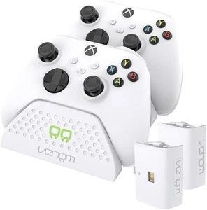 ✅ Base de Carga Venom Twin Xbox X|S/One Blanco - Usado, SIN Batería - Imagen 1 de 1