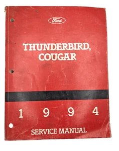1994 Ford Thunderbird Cougar Factory Shop Service Repair Manual - Foto 1 di 9