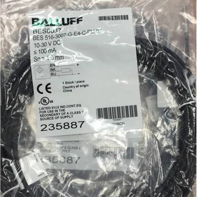 ONE New Balluff Proximity switch BES 516-3007-G-E4-C-PU-05 Fast Shipping - Image 1 of 3