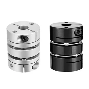 Clamp Tight Motor Shaft 2 Diaphragm Coupling Joint CNC Stepper Connector Coupler - Picture 1 of 5