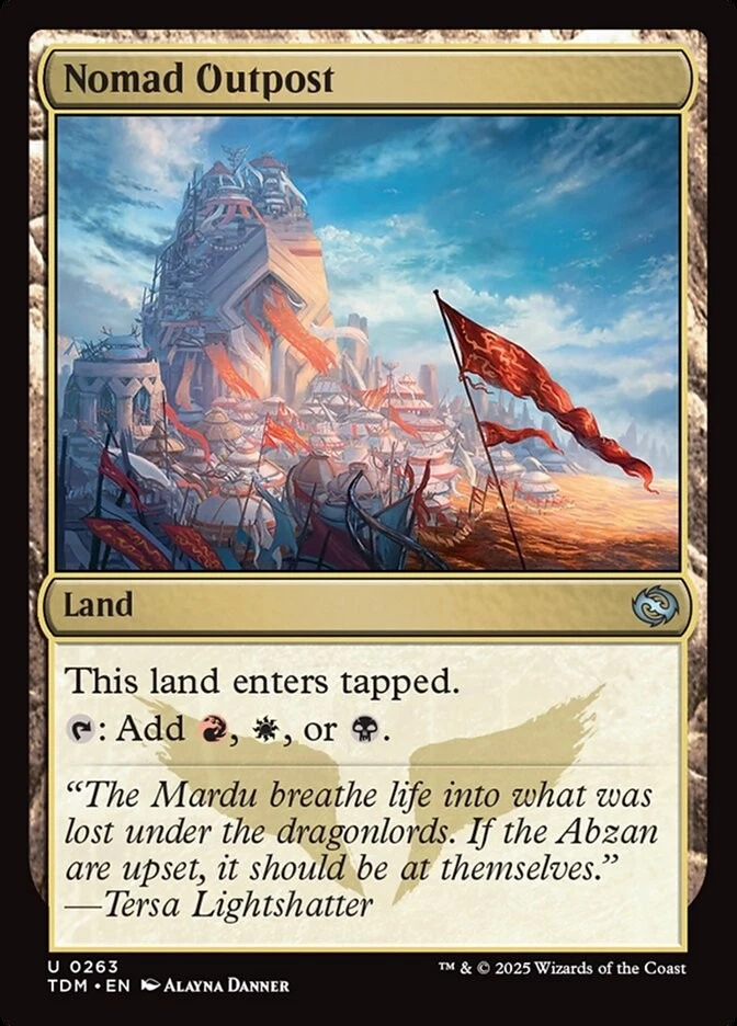 1x Nomad Outpost (FOIL) - NM - See Pic for Set - SPARROW MAGIC - Image 1 of 1