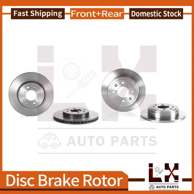 Комплект оригинальных передних и задних тормозных дисков с покрытием Brembo для Acura Integra 1990 1991 1992 - Изображение 1 из 4