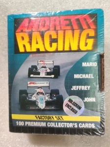 1992 Collect-A-Card ANDRETTI RACING 100 card Set with Hologram Factory Sealed - Picture 1 of 5