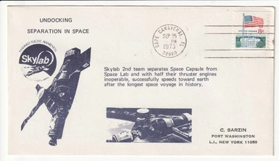 Second Skylab Team Cover - Undocking from Skylab - 1973 Cape Canaveral - Image 1 of 2