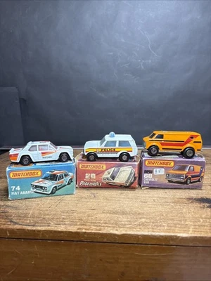 3 X MATCHBOX SUPERFAST  75 ROLAMATIC Cars & Van Nos 74,20,68 Lesney - Image 1 of 4