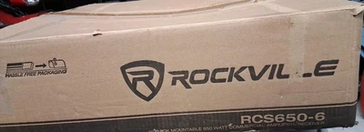 Rockville RCS650-6 650 Watt 6 Zone 70v Commercial/Restaurant Amplifier/Bluetooth - Image 1 of 4