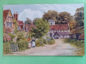 POST CARD SALMON AR QUINTON 1510 BETCHWORTH NEAR REIGATE, ORIGINAL VERSION - Picture 1 of 2