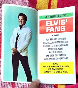 Catálogo de discos Elvis RCA 1968 / Promoción - Imagen 1 de 5