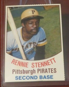 #1349 1977 HOSTESS MLB Baseball #100 RENNIE STENNETT