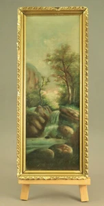Thayer and Chandler Framed 1886 Antique Oil Painting Chicago - Picture 1 of 11