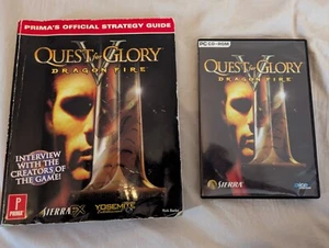 Quest for Glory V - Dragon Fire: PC CD-ROM and Official Strategy Guide Book - Picture 1 of 12