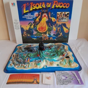 L’isola di fuoco Mb Giochi gioco da tavolo Vintage 1987 Ottimo e COMPLETO - Foto 1 di 21