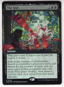 MTG Wilds Of Eldraine Foil Extended Art Karte #337 The End - Bild 1 von 1