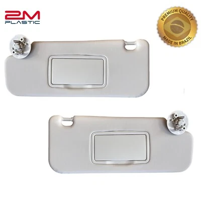 Sun Visor For Chevy CRUZE 2016 Pair Set Left+Right Gray Atmosphere Check Details - Image 1 of 3