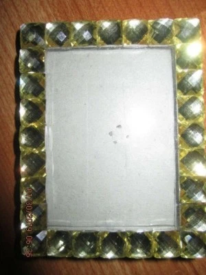 Marco de diamantes de imitación transparentes de diamante NOS 2" X 3" Foto 1 de 4