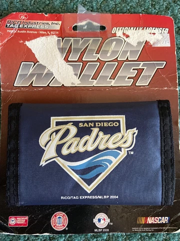 San Diego Padres MLB Nylon Trifold Wallet Cover