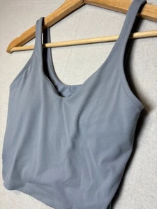 Camiseta sin mangas Lululemon Align para mujer camiseta corta deportiva entrenamiento azul cielo 4 - Imagen 1 de 6
