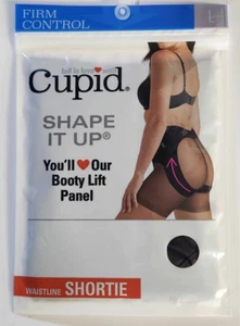 Cupid Firm Control Booty Lift Panel Waistline Shortie Black SIZE XL New NWT - Picture 1 of 6