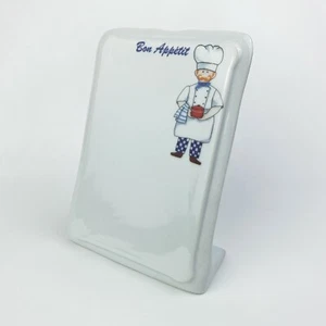 BIA Cordon Bleu Bon Appétit Porcelain Freestanding Dry Erase Message Board - Picture 1 of 8