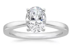 IGI-zertifizierter 1,50 Karat ovaler Schliff natürlicher Diamant L SI2 Verlobungs- & Ehering - Bild 1 von 4