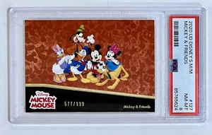 2020 Upper Deck Disney Mickey Mouse Mickey and Friends Red /999 PSA 8 - Picture 1 of 1