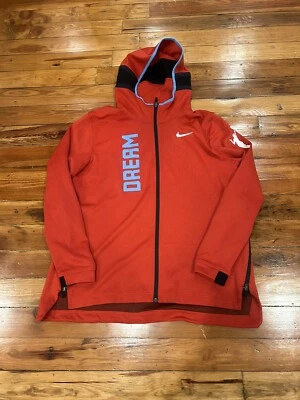 Women’s Nike Engineered WNBA Team Issued Atlanta Dream Hoodie Size XL Tall Red  - Image 1 of 4