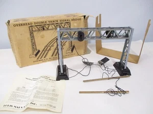 Puente de señal Marx 1434 para 2 pistas en caja calibre O X6504 - Imagen 1 de 12