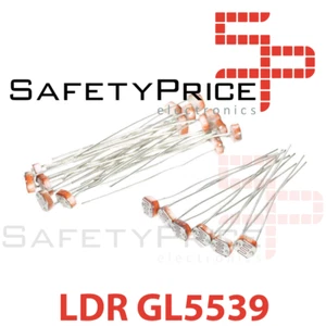 10x Fotoresistencia GL5539 Tipo LDR 50k - 100k Arduino Raspberry Electronica - Imagen 1 de 1
