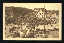 original post card pocztowka POLAND POLSKA Kazimierz nas Wisla dzien targowy