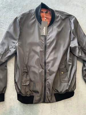 Chaqueta Bomber Zeagoo Mujer Satén L Negra Ligera Cremallera Ropa de Calle Nueva con Etiquetas Foto 1 de 4