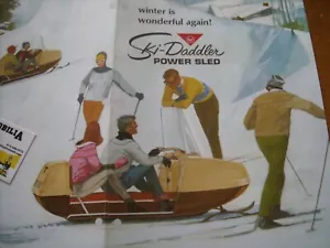 RARE 1966 Vintage AMF SKI DADDLER Snowmobile Brochure - Picture 1 of 8