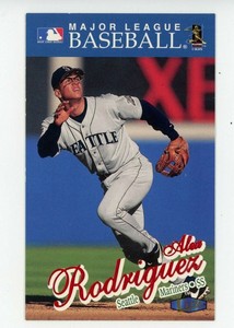 1997 Fleer Ultra Alex Rodriguez Display Card Sea. Mariners Major League Baseball
