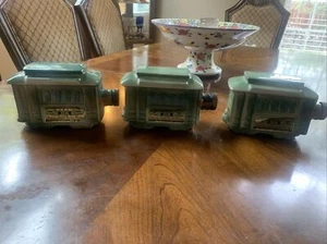 Jim Beam Whiskey Bottle Cable Car Powell & Mason St 1968 San Francisco Set 3 - Picture 1 of 7