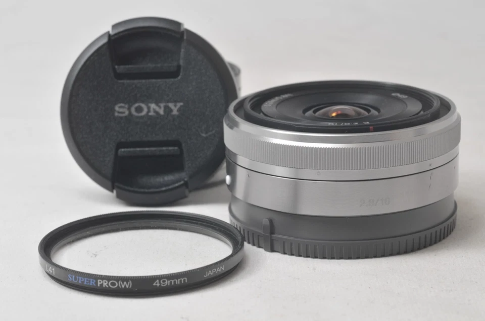 @ SakuraDo @ ¡Casi como nuevo! @ Sony E 16 mm f2,8 SEL16F28 NEX Lente Pancake Montura E Foto 1 de 4
