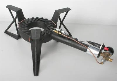 Hockerkocher Gaskocher m. Piezo Zünds. 7,5 kW 50 mBar Schlauch Regler Gasflasche - Bild 1 von 4