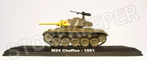 M24 Chaffee - 1951 1/72 AMERCOM Tanks of the World No 47 Last ITEMS!!! - Picture 1 of 7