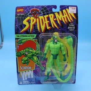 Spider-Man Animated Series Scorpion Actionfigur Neu Tail Striking Action Neu in Verpackung - Bild 1 von 2
