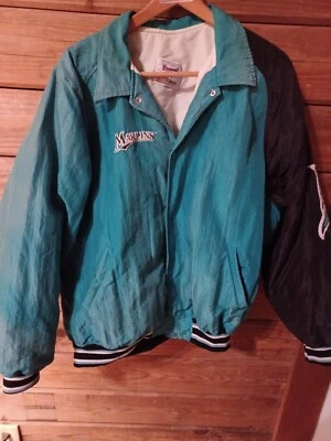 Vintage 1990’s STARTER Diamond Collection MLB Florida MARLINS Puffer Jacket XL - Image 1 of 4