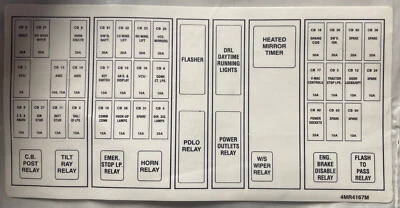 Placa de identificación MACK CX 4MR4167M 25165599 Foto 1 de 2