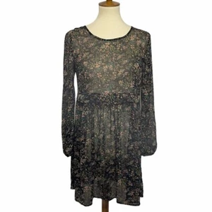 Society + Stitch Sheer Tunic Top Women's Sz M - Picture 1 of 12
