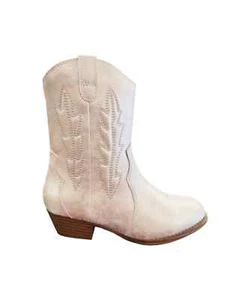 Mia Kid's Kasie White Comet Girls Western Boot - Picture 1 of 1