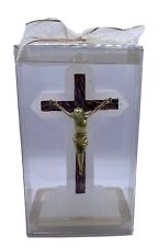 Lunaura Jesus Wax Cross Candle Christian White Gift Religious Christ Christmas