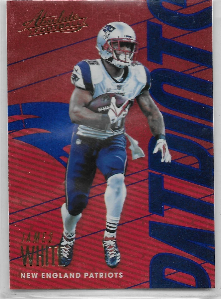 2018 Absolute Spectrum Blue #67 James White New England Patriots - Image 1 of 1