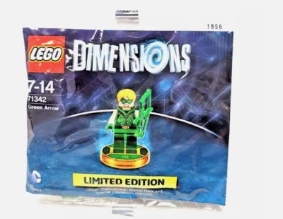 Lego Dimensions Green Arrow 71342 Limited Edition RARE 2016 Brand New Sealed Bag - Image 1 of 2