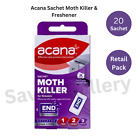 New ACANA Moth Killer Sachet & Moths Repellent Freshener Fabric Lavender